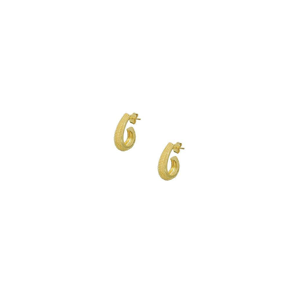 12296R 18K Gold Layered  Earring