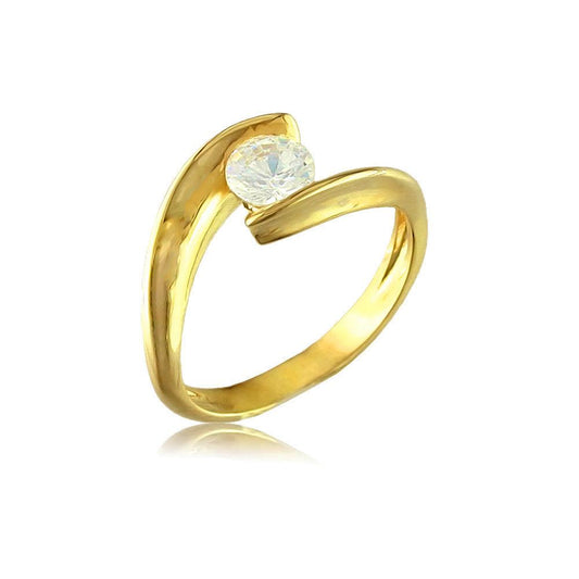 12367 18K Gold Layered CZ Women's Ring