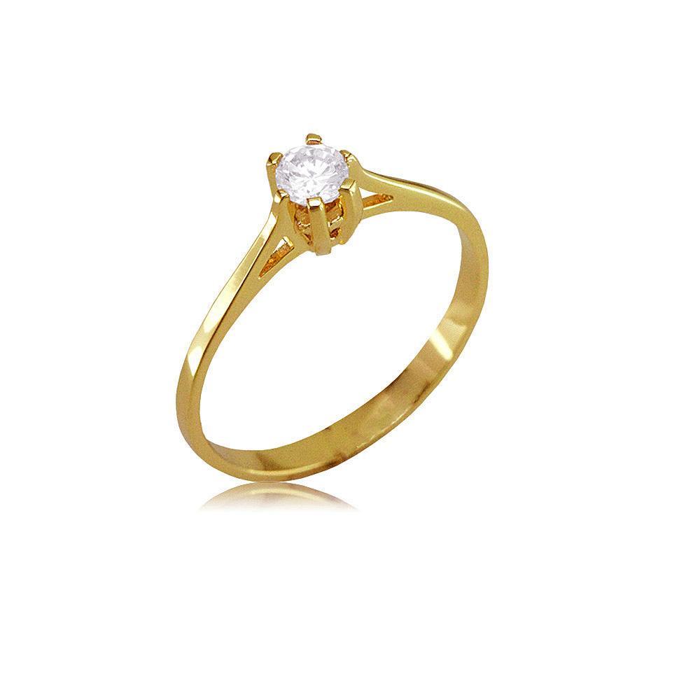 12934 18K Gold Layered CZ Women's Ring