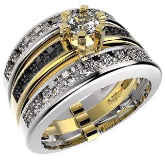 13000 18K Gold Layered CZ Ring