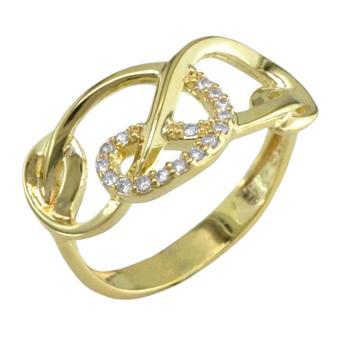 13206 18K Gold Layered CZ Women's Ring