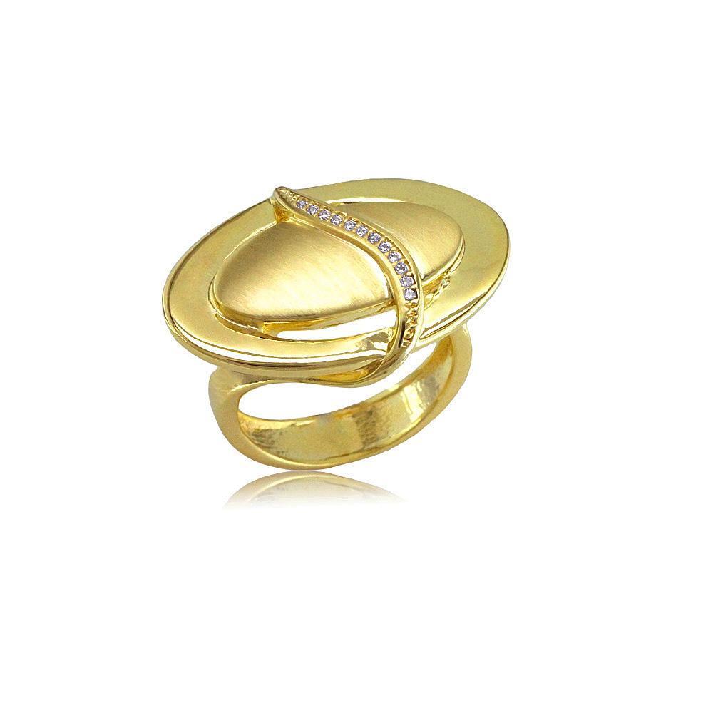 13224 18K Gold Layered CZ Women's Ring