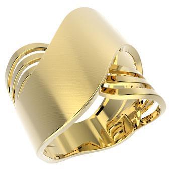 13313 Brushed Women's Ring