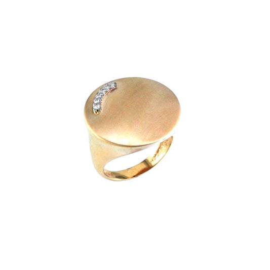 13722v 18K Gold Layered Women's Ring Rose Gold