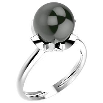 14004P Pearl 925 Silver Women's Ring