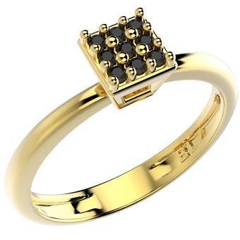 14275 18K Gold Layered CZ Ring