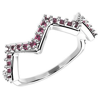 14278P - CZ 925 Sterling Silver Ring
