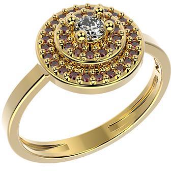 14303 18K Gold Layered CZ Ring