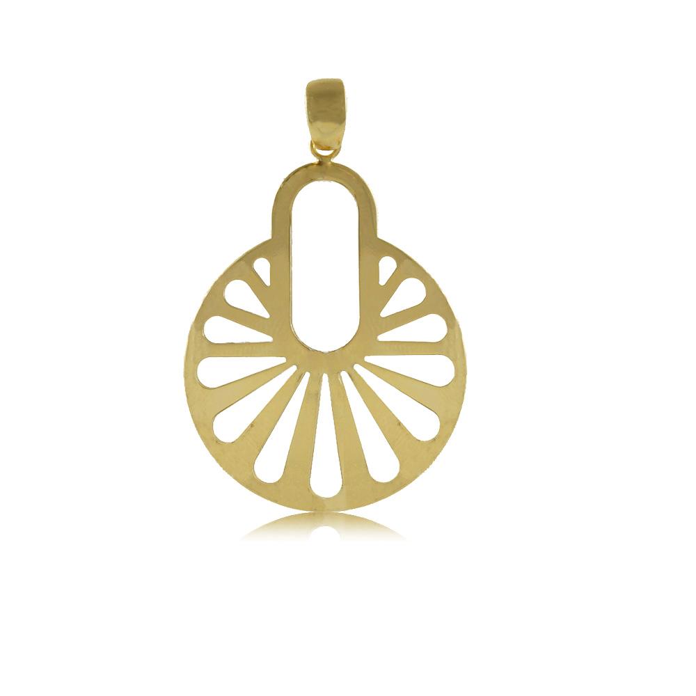 20107R 18K Gold Layered Pendant