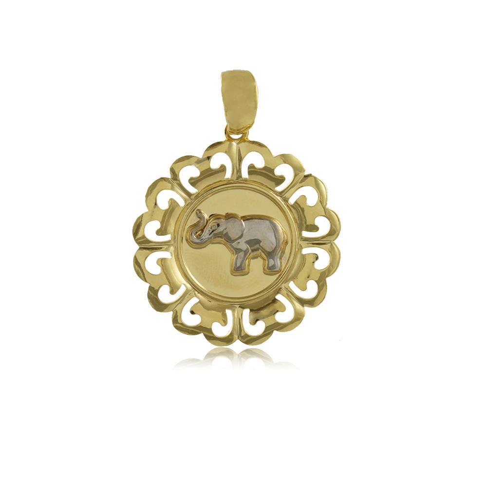 20187R 18K Gold Layered Pendant