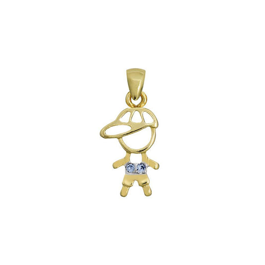 20334R 18K Gold Layered  Pendant