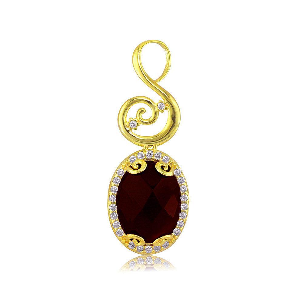 22214 18K Gold Layered Pendant