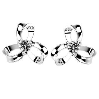 30058P CZ 925 Silver Earring