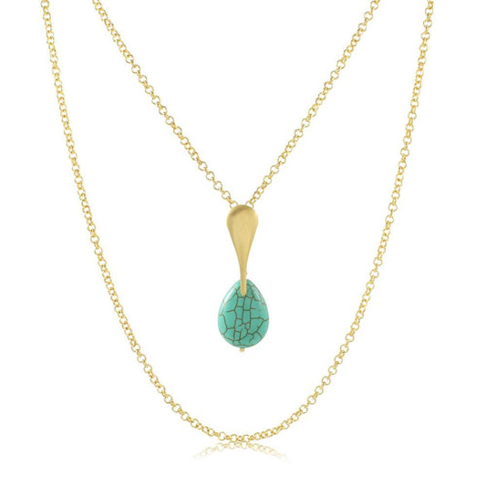 30111R 18K Gold Layered Necklace 50cm/20in