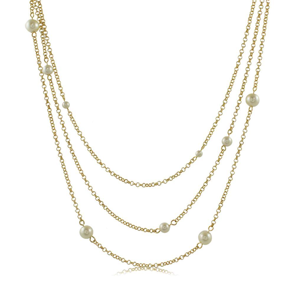 30118R 18K Gold Layered Necklace 60cm/24in