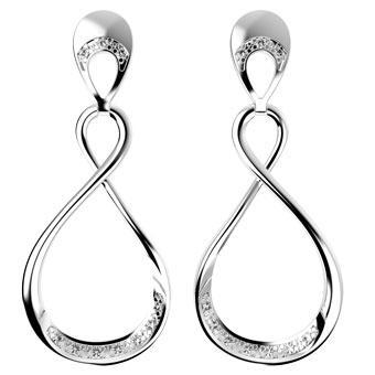 30788P CZ 925 Silver Earring