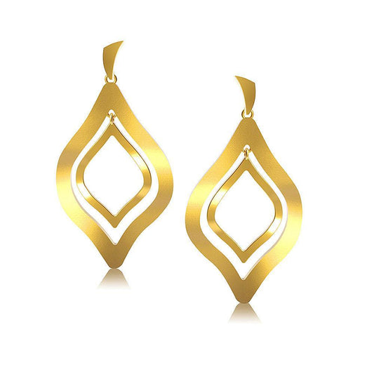 31032 18K Gold Layered ESC Earring