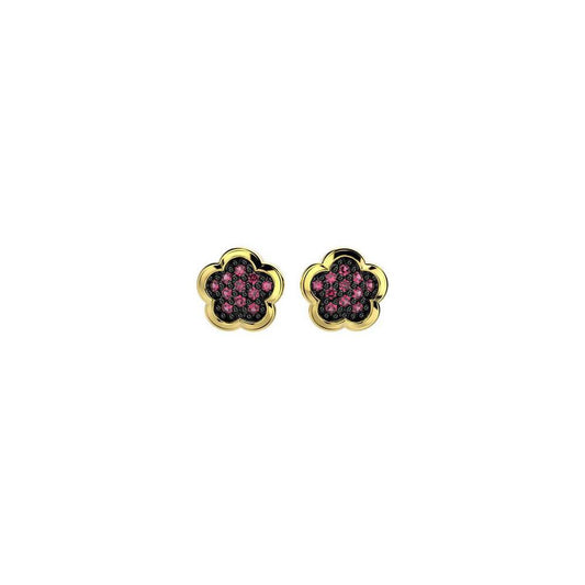 31271 18K Gold Layered CZ Earring