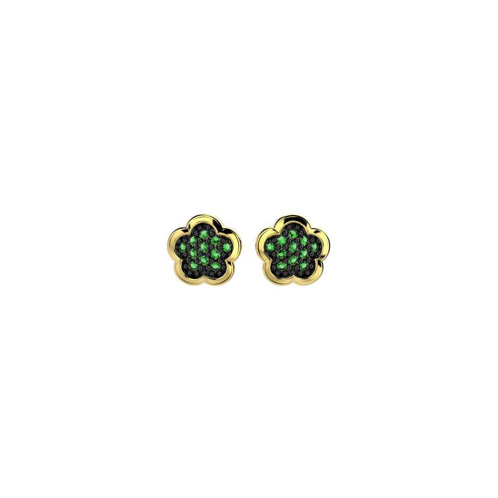 31271 18K Gold Layered CZ Earring