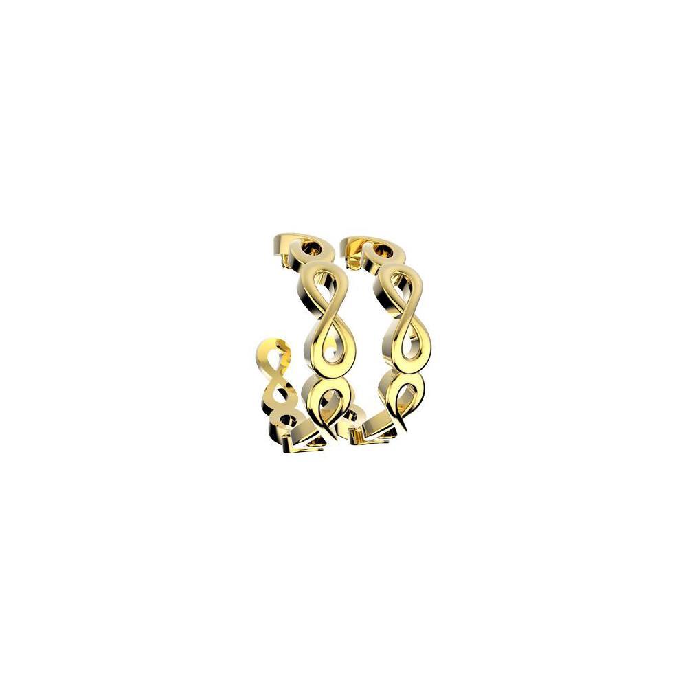 31525 18K Gold Layered Earring
