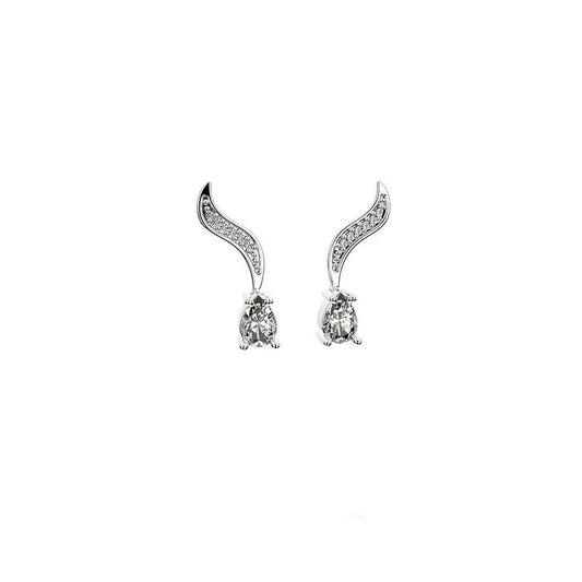 31528P - CZ 925 Sterling Silver Earring