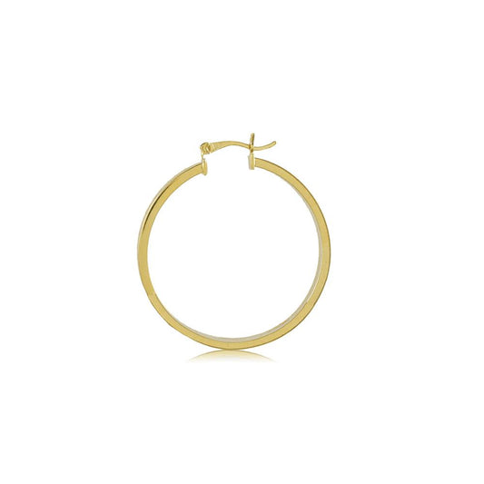 35510 18K Gold Layered Hoop Earring