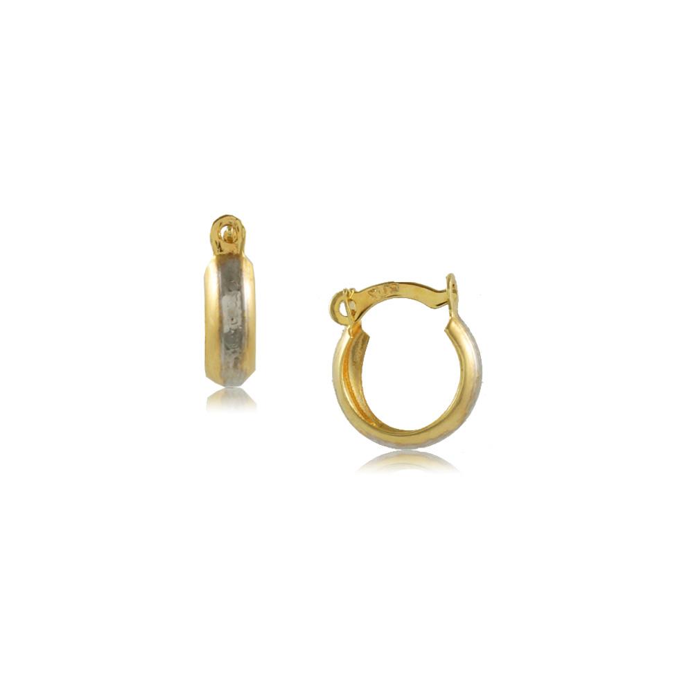 35637 18K Gold Layered Hoop Earring