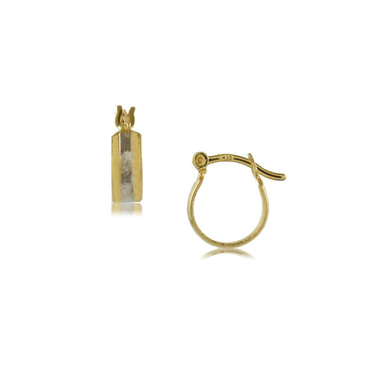 35648 18K Gold Layered Hoop Earring