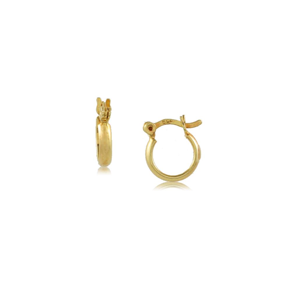 35672 18K Gold Layered Hoop Earring