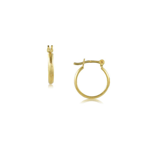 35673 18K Gold Layered Hoop Earring