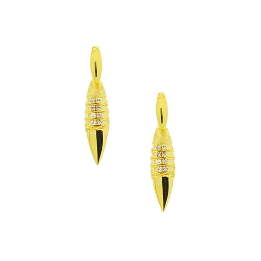 36043 18K Gold Layered Earring