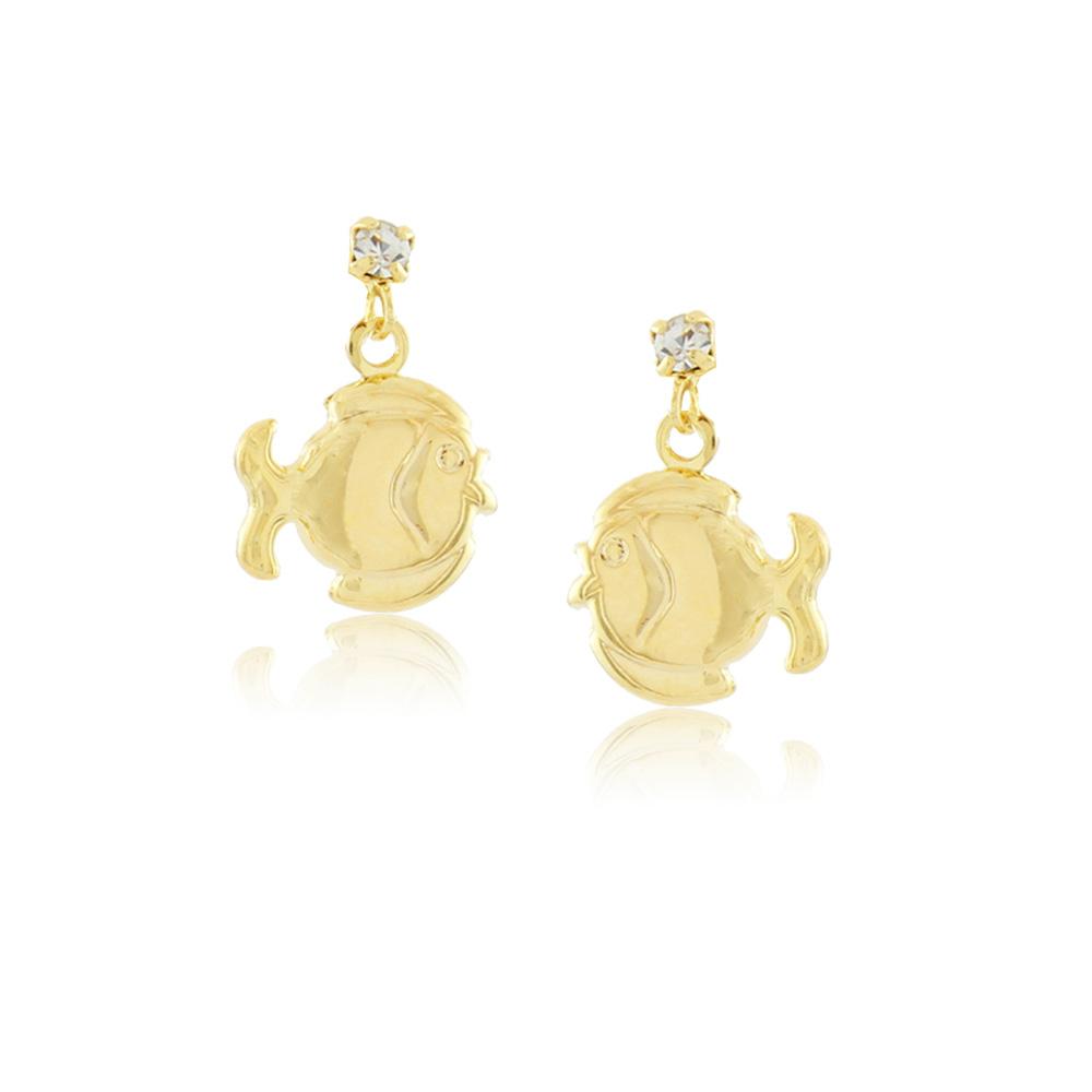 36073 18K Gold Layered Earring