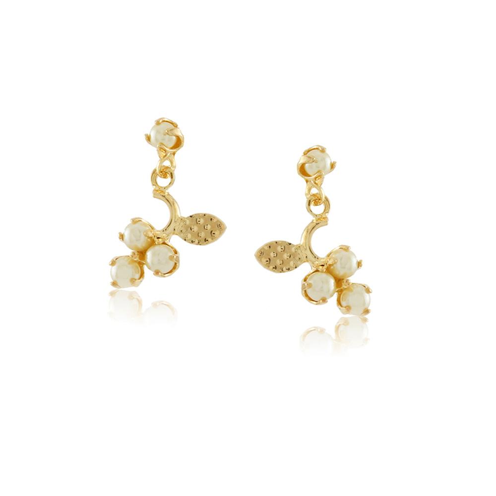 36095 18K Gold Layered Earring