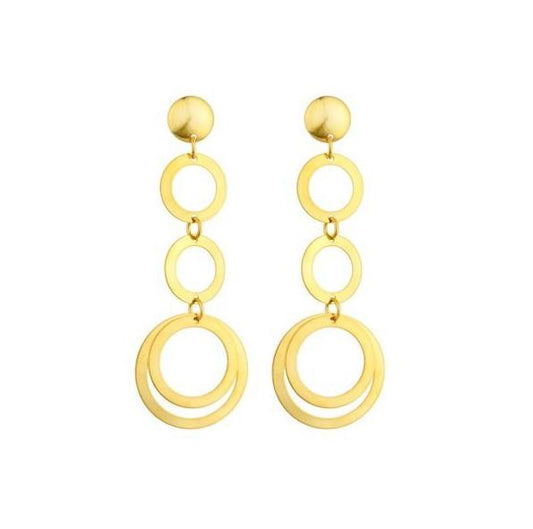 36100 18K Gold Layered Earring