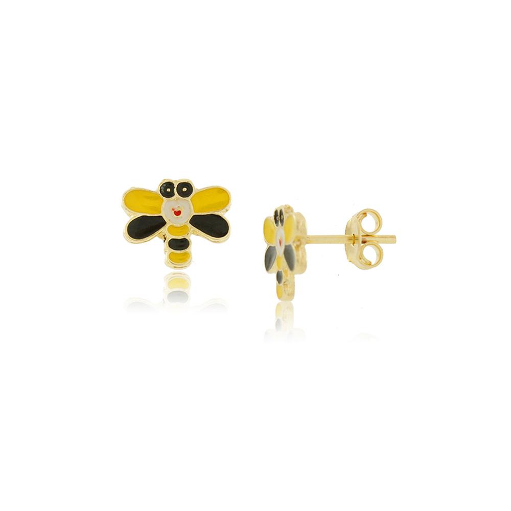 36139 18K Gold Layered Earring