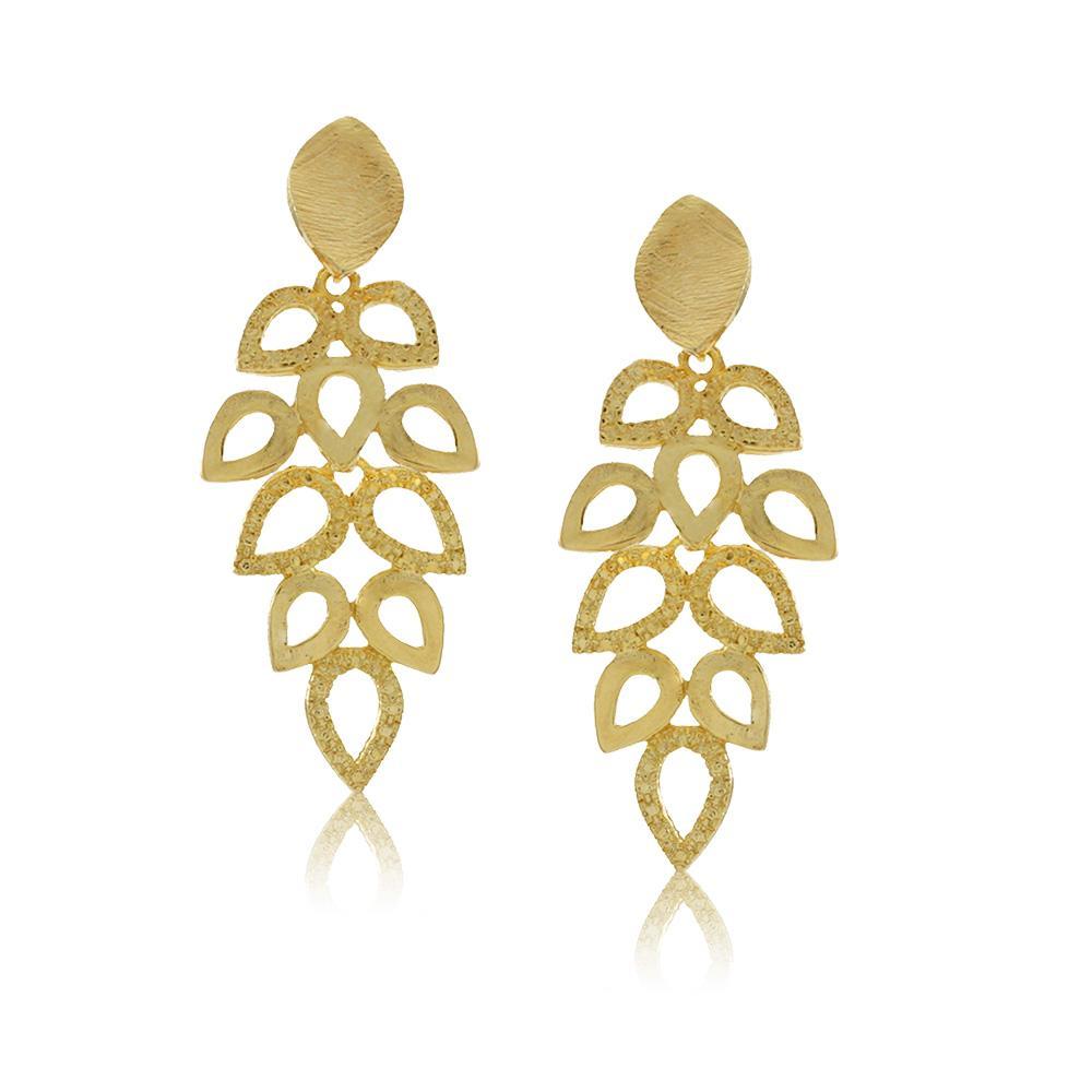 36142 18K Gold Layered Earring