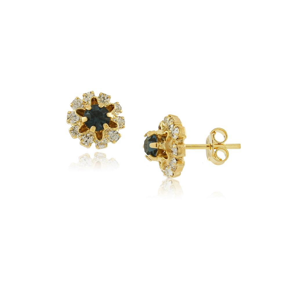 36147 18K Gold Layered Earring