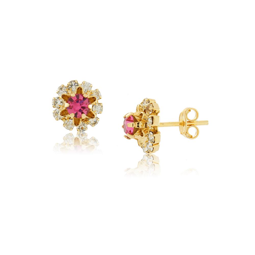 36147 18K Gold Layered Earring