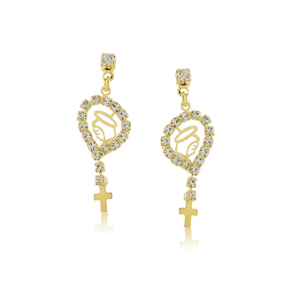 36165 18K Gold Layered Earring