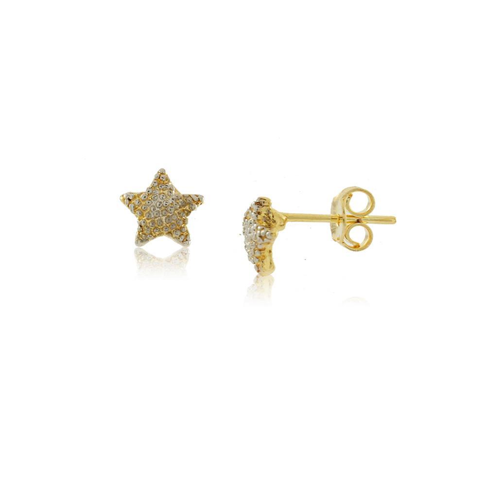 36185 18K Gold Layered Earring