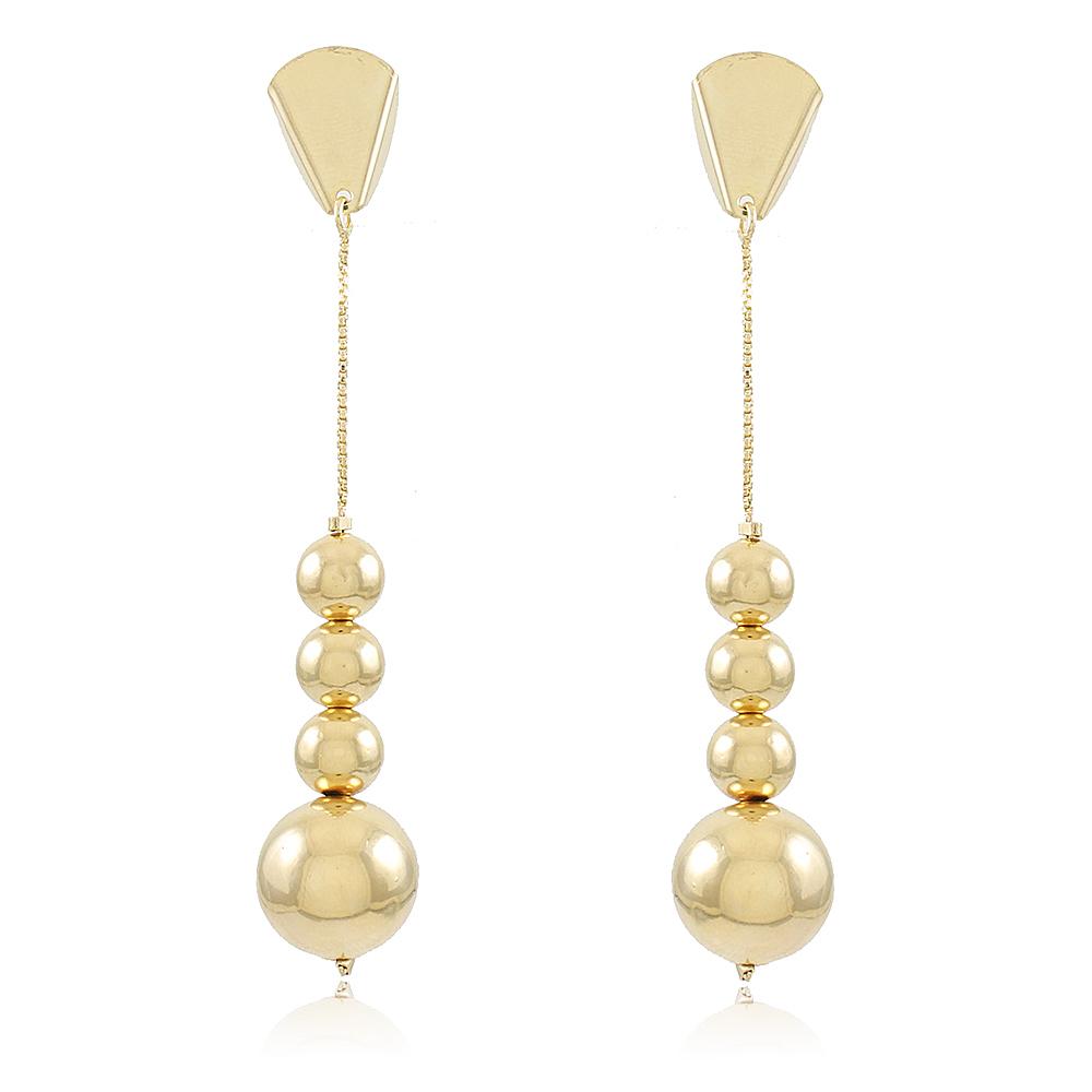 36229 18K Gold Layered Earring