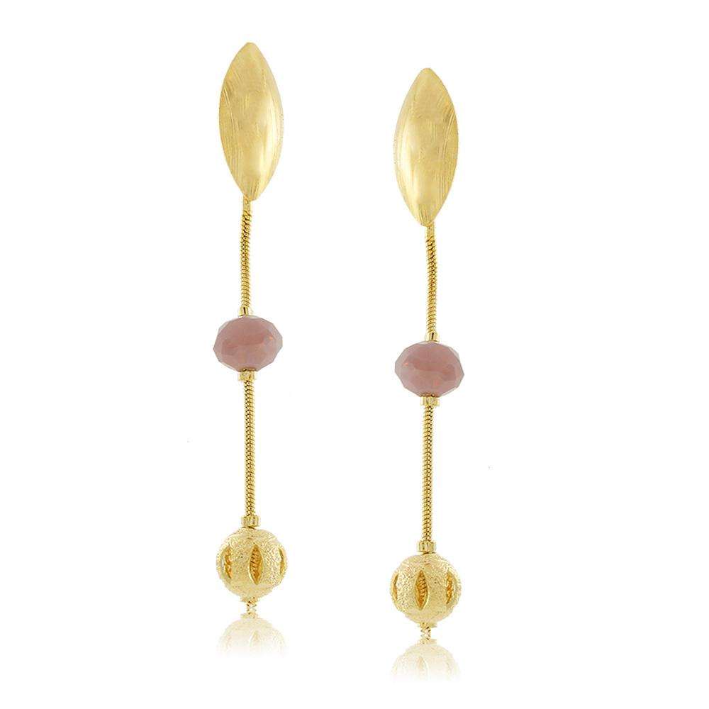 36257 18K Gold Layered Earring