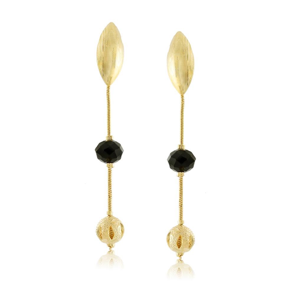 36257 18K Gold Layered Earring