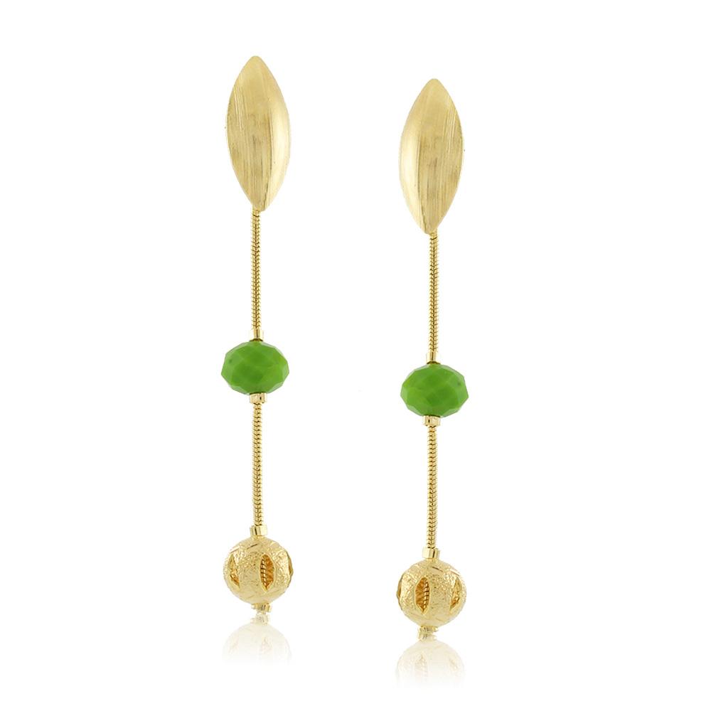 36257 18K Gold Layered Earring