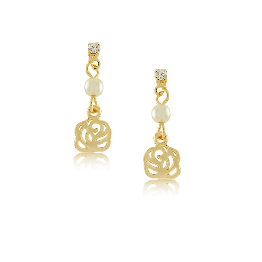 36300 18K Gold Layered Earring