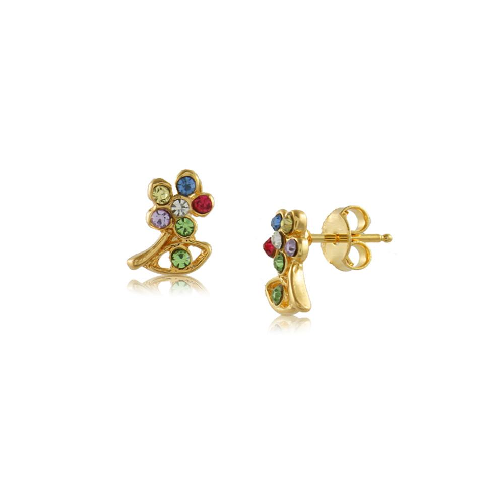 36341 18K Gold Layered Earring