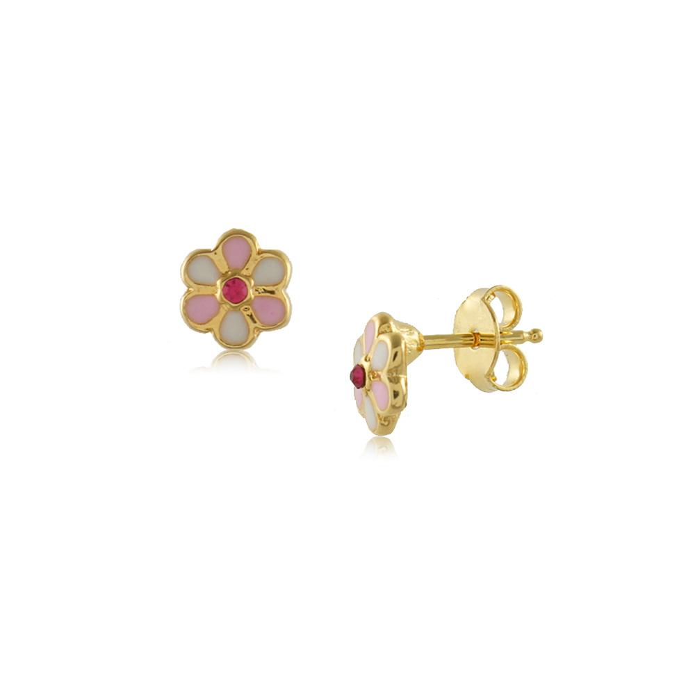 36343 18K Gold Layered Earring