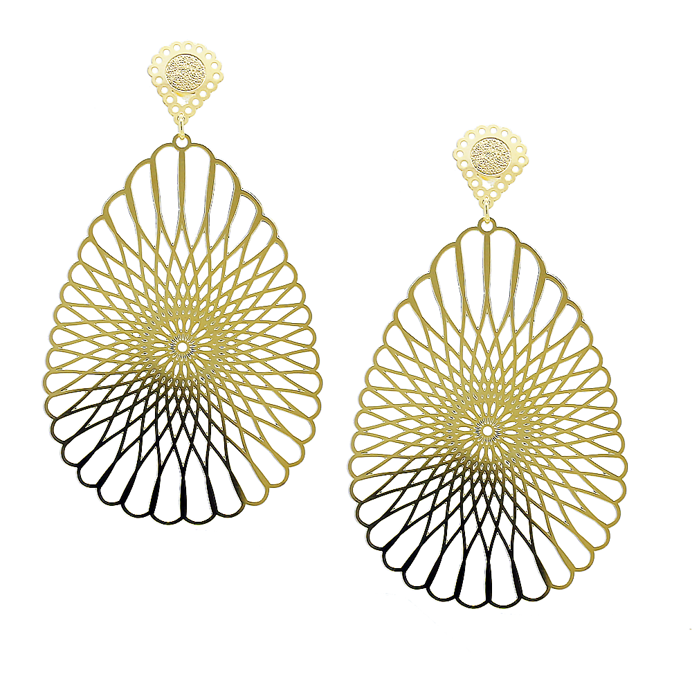 36443 18K Gold Layered Earring