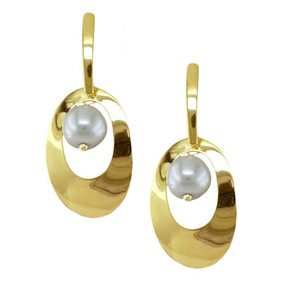 38062 18K Gold Layered Earring