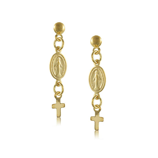 38685 18K Gold Layered -Earring